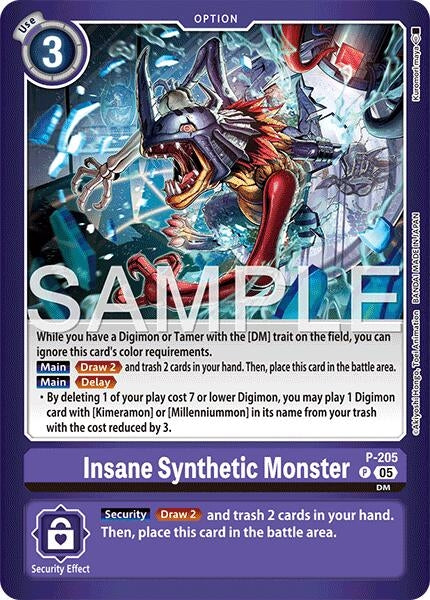 Image for Insane Synthetic Monster [P-205 P] (LM-08) - Digimon Card Game
