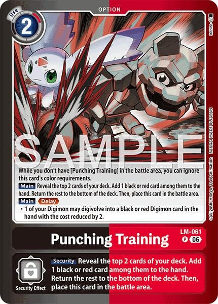 Image for Punching Training [LM-061 P] (LM-08) - Digimon Card Game
