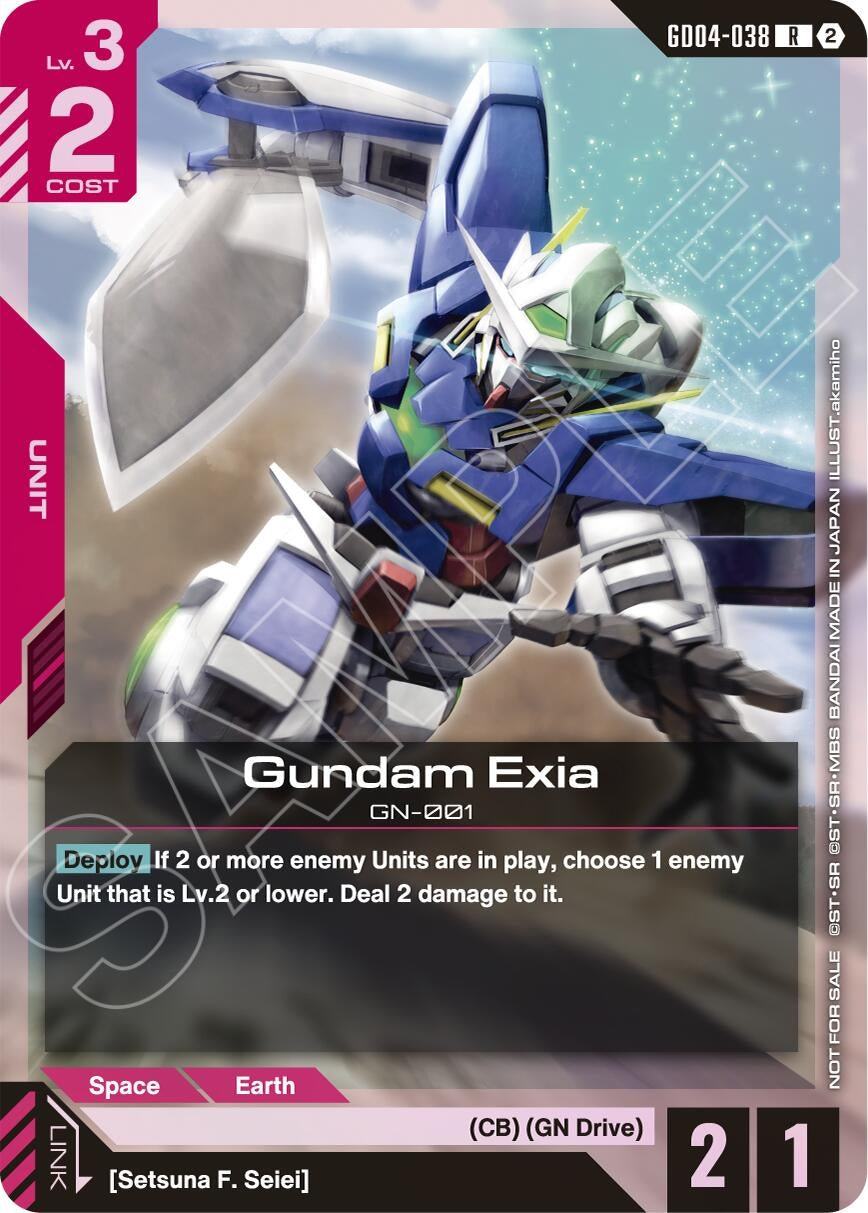 Image for Gundam Exia (GD04-038) (Event Pack 02) [GD04-038] (GCG-PR) - Gundam Card Game