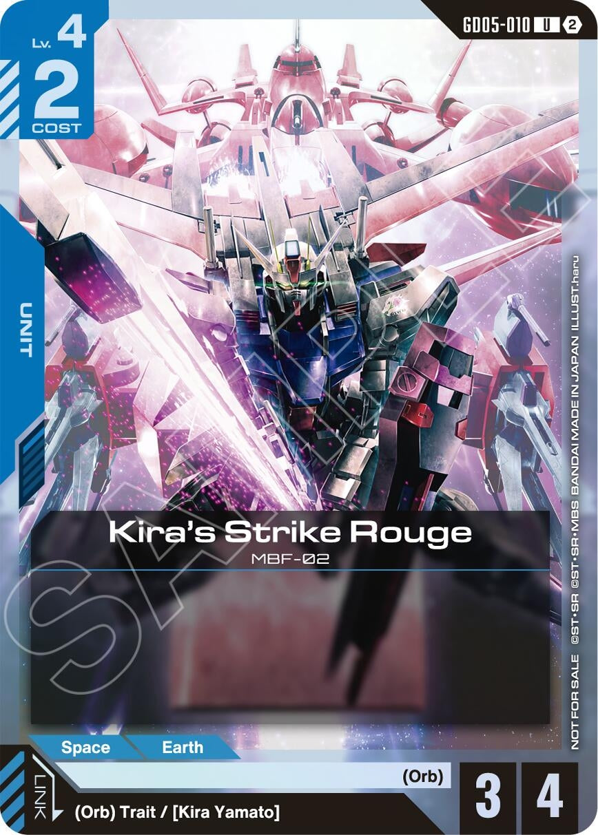 Image for Kira's Strike Rouge (Event Pack 02) [GD05-010] (GCG-PR) - Gundam Card Game