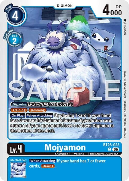 Image for Mojyamon [BT26-023 C] (BT-26) - Digimon Card Game