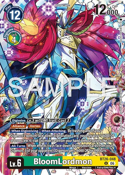 Image for Bloomlordmon [BT26-048 U] (BT-26) - Digimon Card Game