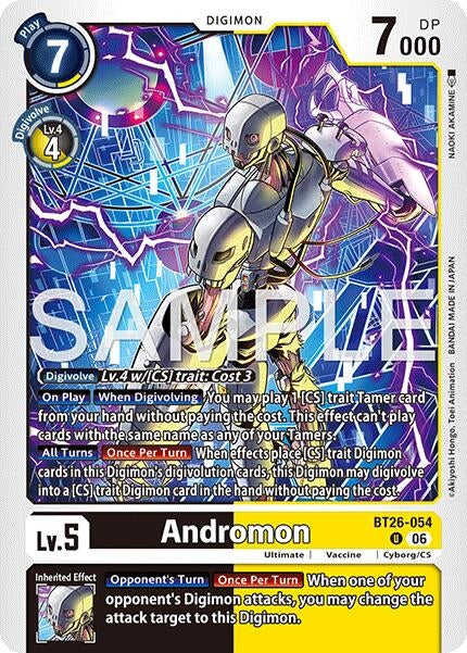 Image for Andromon [BT26-054 U] (BT-26) - Digimon Card Game