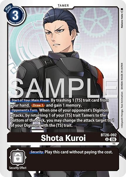 Image for Shota Kuroi [BT26-092 U] (BT-26) - Digimon Card Game