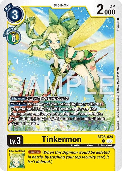 Image for Tinkermon [BT26-024 C] (BT-26) - Digimon Card Game