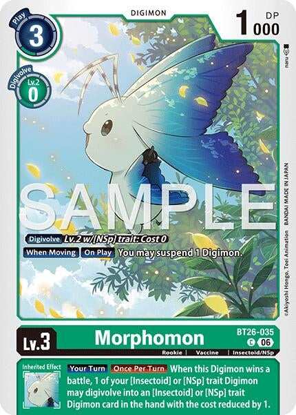 Image for Morphomon [BT26-035 C] (BT-26) - Digimon Card Game