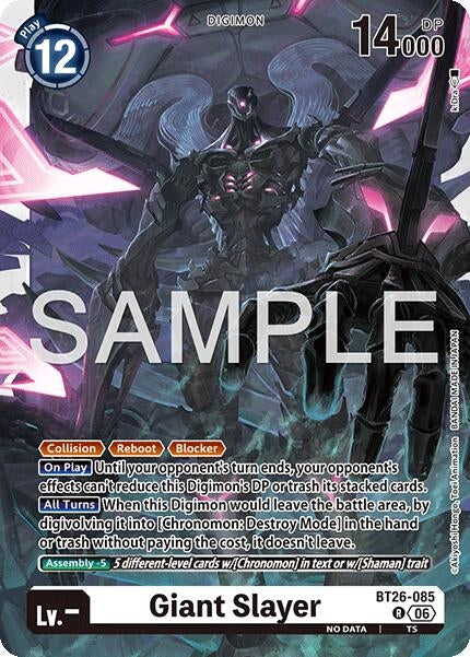 Image for Giant Slayer [BT26-085 R] (BT-26) - Digimon Card Game