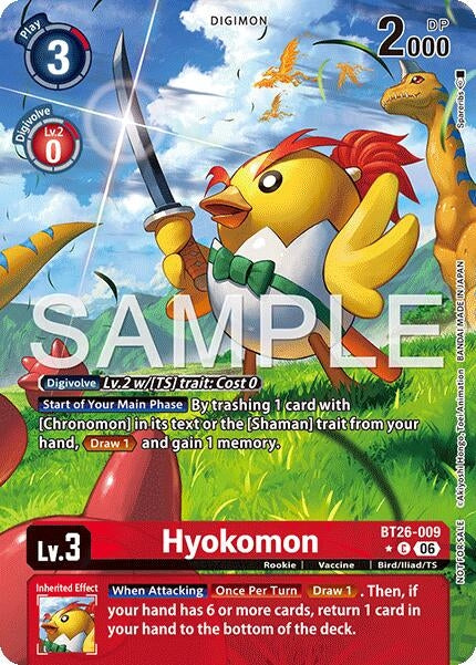 Image for Hyokomon (Alternate Art) [BT26-009 C] (BT-26) - Digimon Card Game