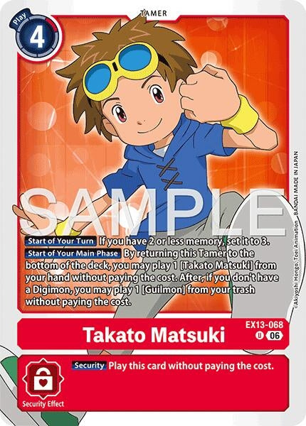 Image for Takato Matsuki [EX13-068 U] (EX-13) - Digimon Card Game