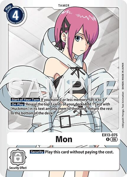 Image for Mon [EX13-075 R] (EX-13) - Digimon Card Game
