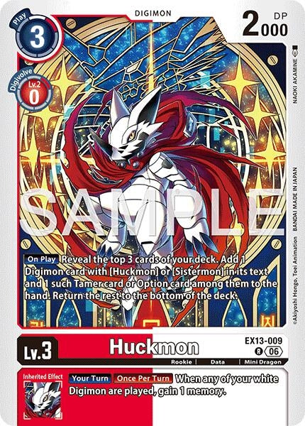 Image for Huckmon [EX13-009 R] (EX-13) - Digimon Card Game