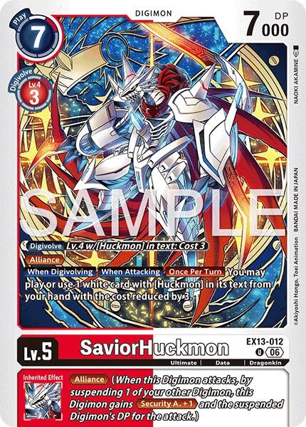 Image for SaviorHuckmon [EX13-012 U] (EX-13) - Digimon Card Game