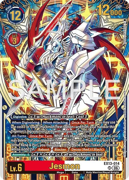 Image for Jesmon [EX13-014 UR] (EX-13) - Digimon Card Game