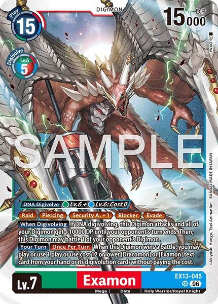 Image for Examon [EX13-045 SR] (EX-13) - Digimon Card Game