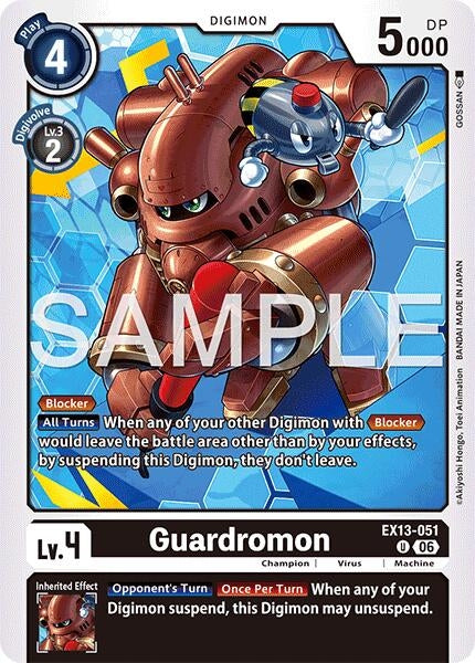 Image for Guardromon [EX13-051 U] (EX-13) - Digimon Card Game