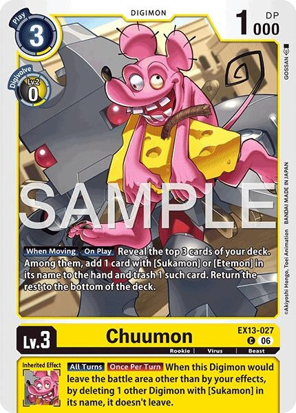 Image for Chuumon [EX13-027 C] (EX-13) - Digimon Card Game