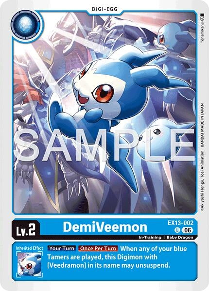 Image for DemiVeemon [EX13-002 U] (EX-13) - Digimon Card Game