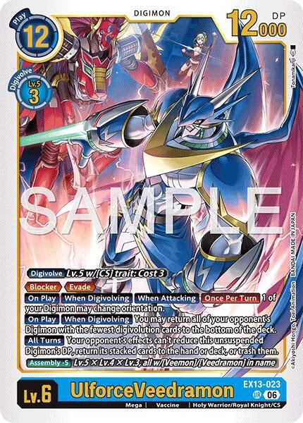 Image for UlforceVeedramon [EX13-023 UR] (EX-13) - Digimon Card Game