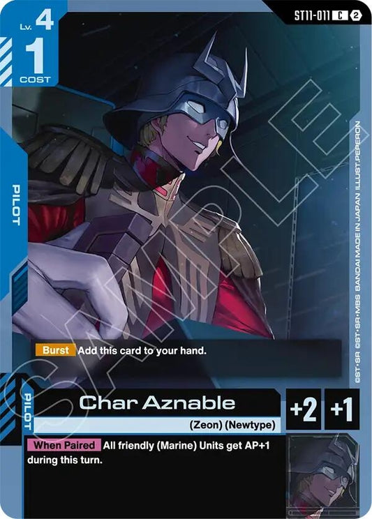Image for Char Aznable [ST11-011] (ST11) - Gundam Card Game