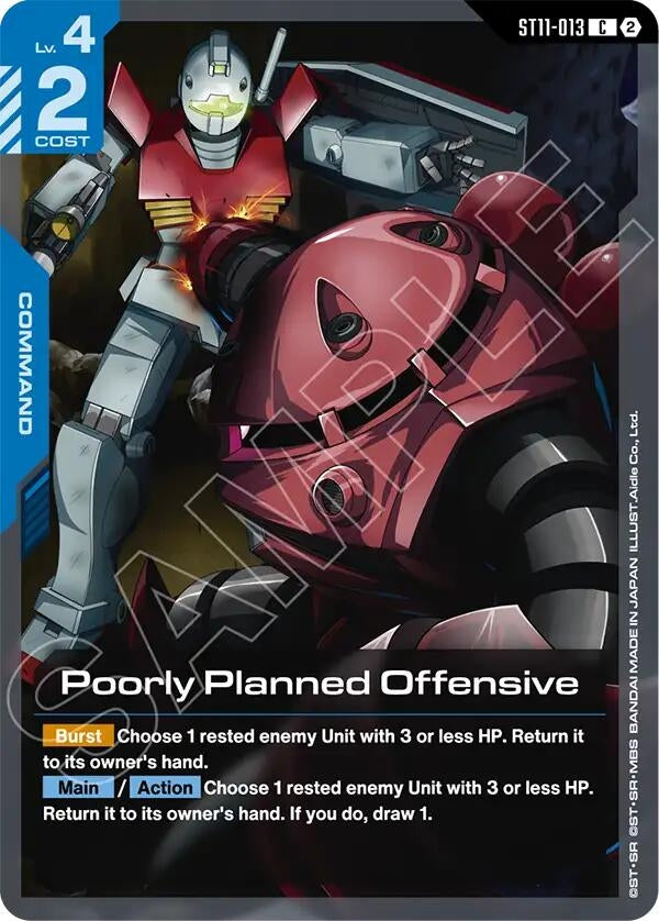 Image for Poorly Planned Offensive [ST11-013] (ST11) - Gundam Card Game