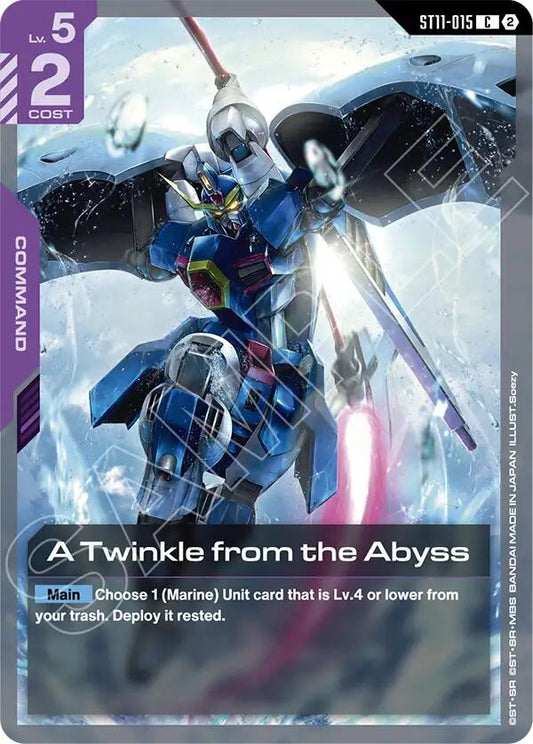 Image for A Twinkle from the Abyss [ST11-015] (ST11) - Gundam Card Game