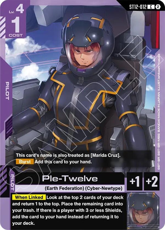 Image for Ple-Twelve [ST12-012] (ST12) - Gundam Card Game