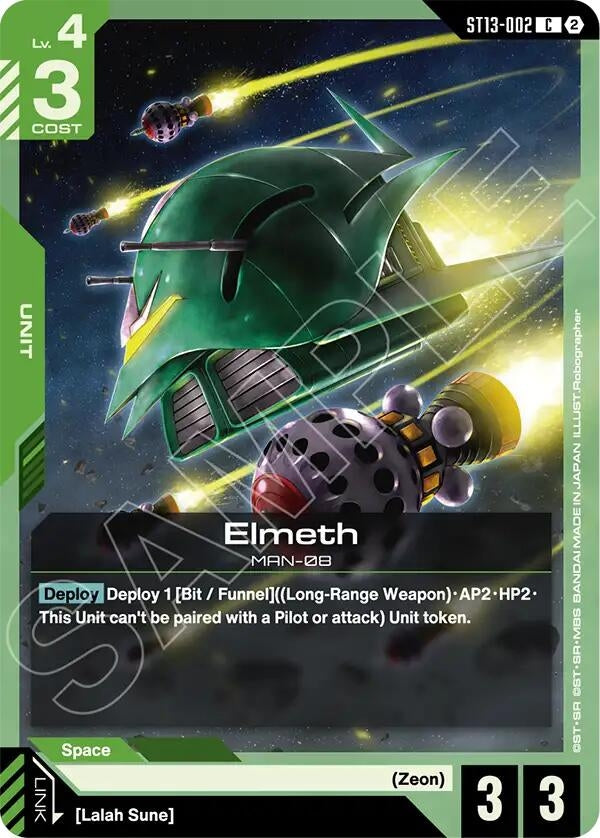 Image for Elmeth [ST13-002] (ST13) - Gundam Card Game