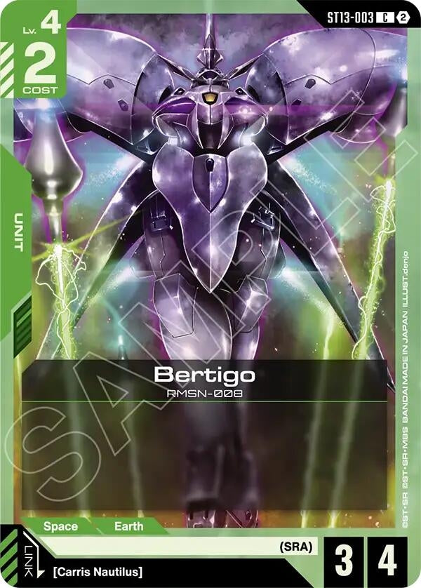 Image for Bertigo [ST13-003] (ST13) - Gundam Card Game