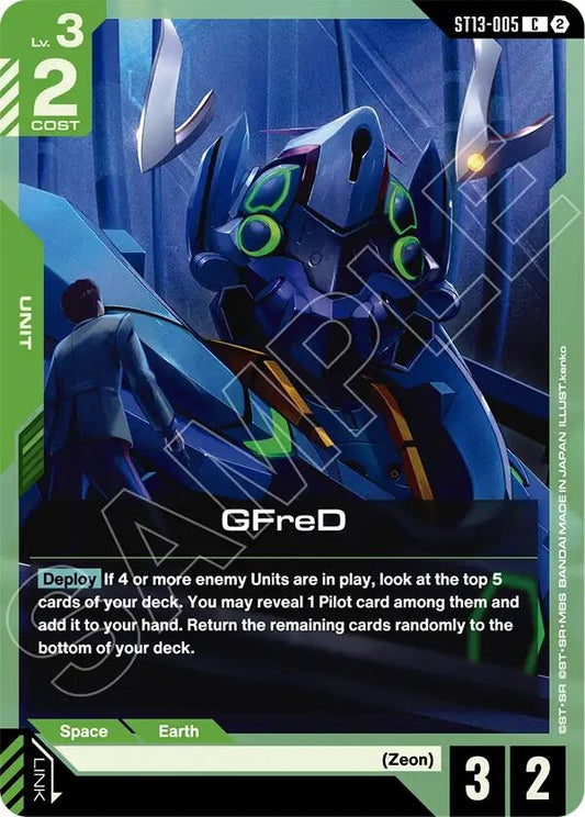 Image for GFreD [ST13-005] (ST13) - Gundam Card Game