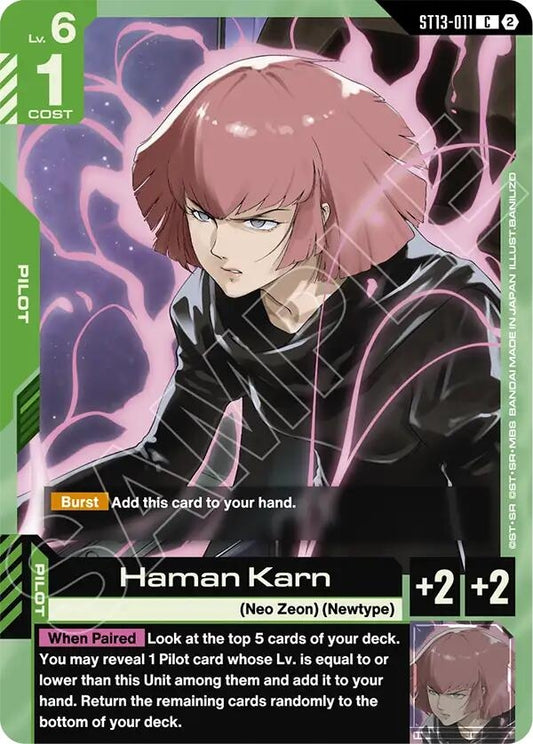 Image for Haman Karn [ST13-011] (ST13) - Gundam Card Game