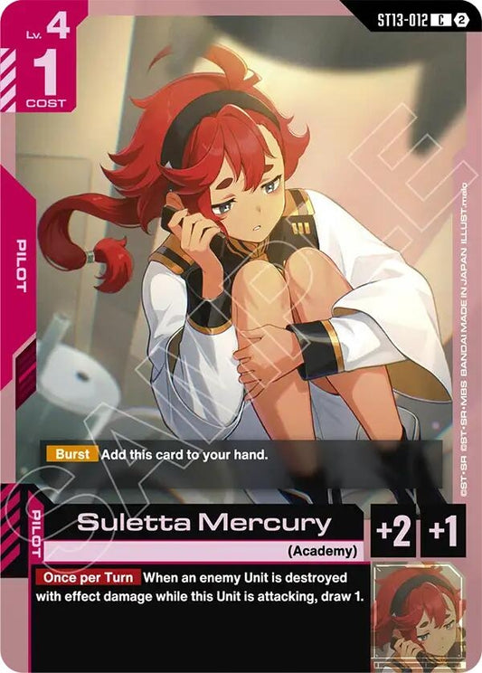 Image for Suletta Mercury [ST13-012] (ST13) - Gundam Card Game