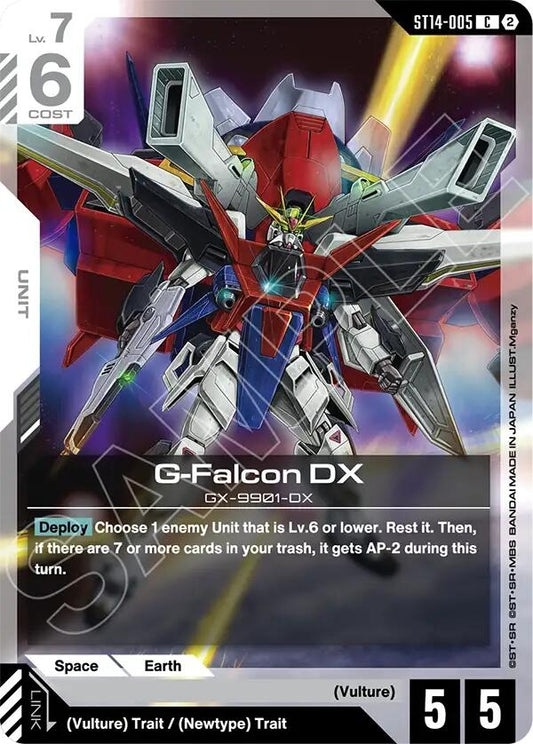 Image for G-Falcon DX [ST14-005] (ST14) - Gundam Card Game
