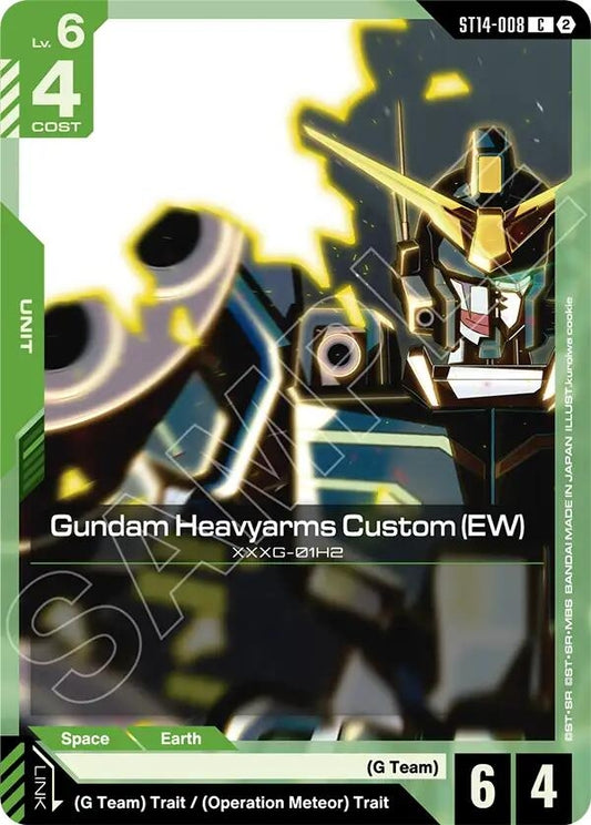 Image for Gundam Heavyarms Custom (EW) [ST14-008] (ST14) - Gundam Card Game