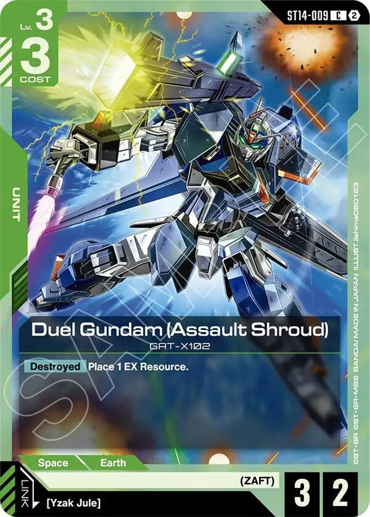 Image for Duel Gundam (Assault Shroud) [ST14-009] (ST14) - Gundam Card Game