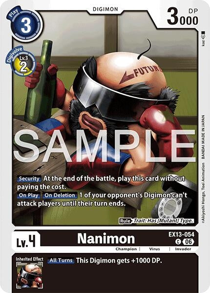 Image for Nanimon [EX13-054 C] (EX-13) - Digimon Card Game