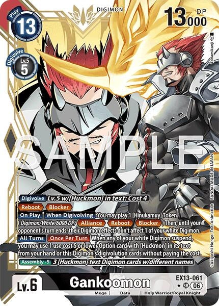 Image for Gankoomon (Alternate Art) [EX13-061 SR] (EX-13) - Digimon Card Game
