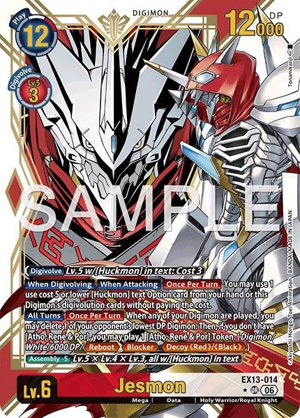 Image for Jesmon (Alternate Art) [EX13-014 UR] (EX-13) - Digimon Card Game