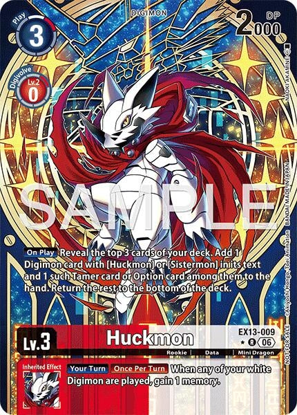 Image for Huckmon (Extended Art) [EX13-009 R] (EX-13) - Digimon Card Game