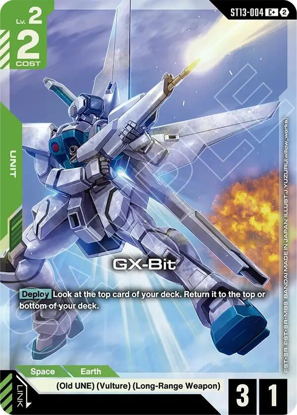 Image for GX-Bit (C+) [ST13-004] (ST13) - Gundam Card Game