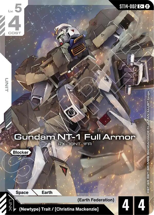 Image for Gundam NT-1 Full Armor (C+) [ST14-002] (ST14) - Gundam Card Game
