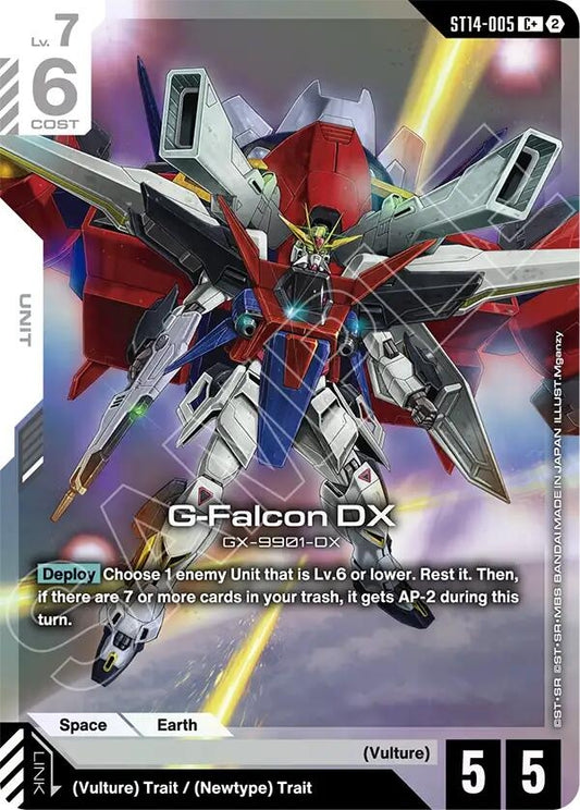 Image for G-Falcon DX (C+) [ST14-005] (ST14) - Gundam Card Game