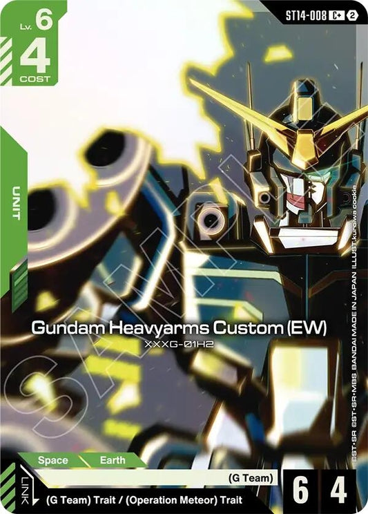 Image for Gundam Heavyarms Custom (EW) (C+) [ST14-008] (ST14) - Gundam Card Game
