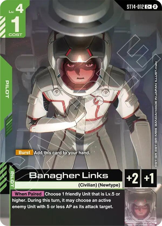 Image for Banagher Links (C+) [ST14-012] (ST14) - Gundam Card Game
