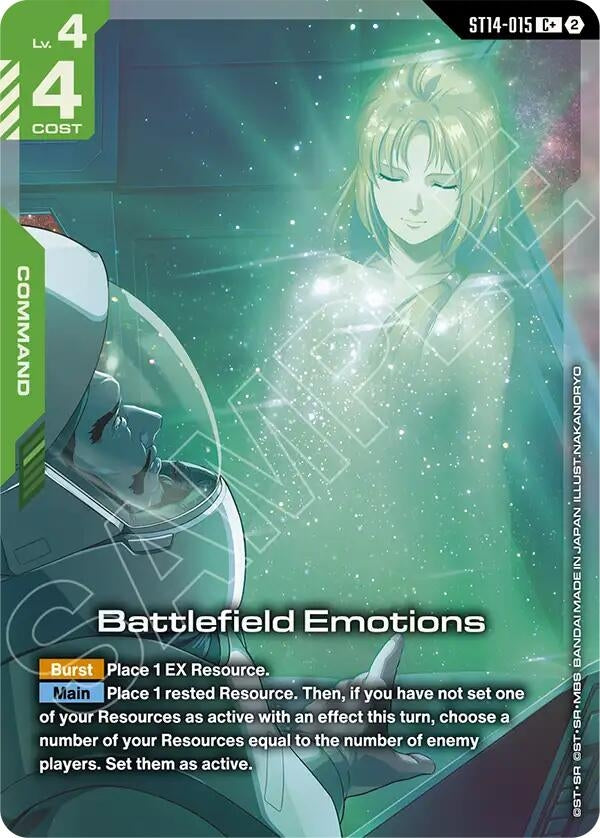 Image for Battlefield Emotions (C+) [ST14-015] (ST14) - Gundam Card Game