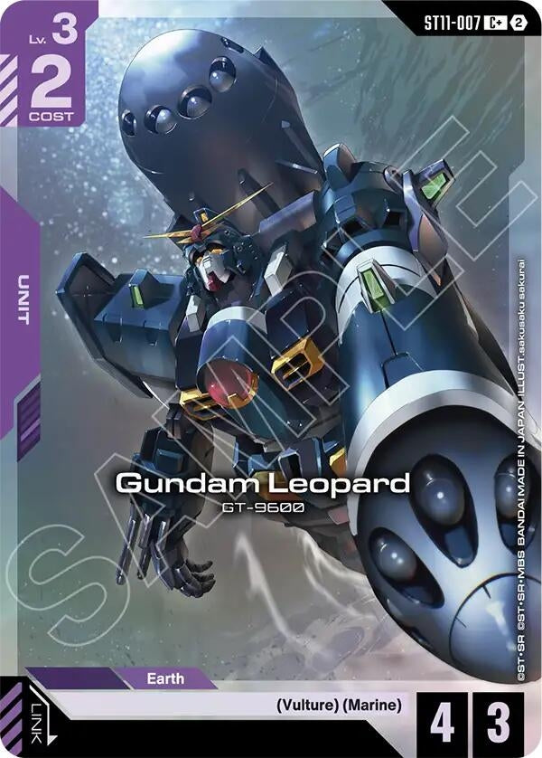 Image for Gundam Leopard (C+) [ST11-007] (ST11) - Gundam Card Game