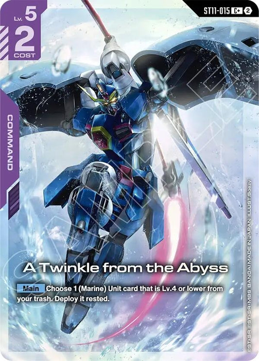 Image for A Twinkle from the Abyss (C+) [ST11-015] (ST11) - Gundam Card Game