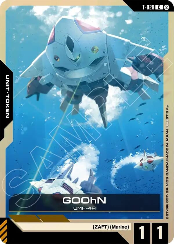 Image for GOOhN (T-028) Token [T-028] (ST11) - Gundam Card Game
