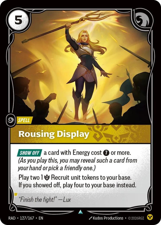 Image for Rousing Display [127/167] (RAD) - Riftbound: League of Legends Trading Card Game