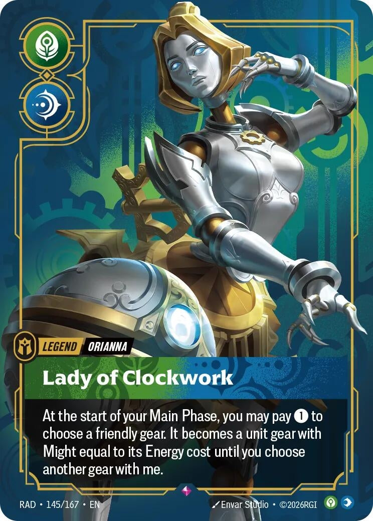 Image for Orianna, Lady of Clockwork [145/167] (RAD) - Riftbound: League of Legends Trading Card Game