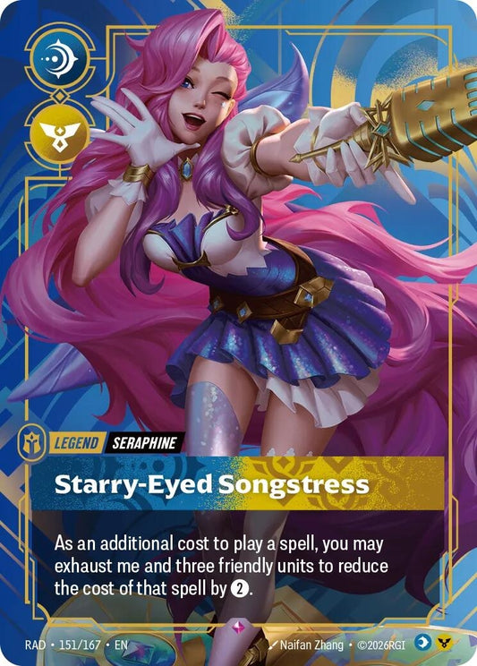 Image for Seraphine, Starry-Eyed Songstress [151/167] (RAD) - Riftbound: League of Legends Trading Card Game